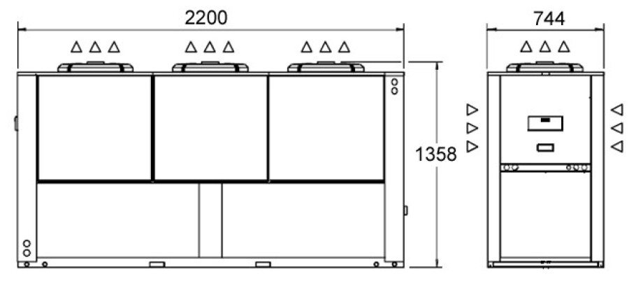 ICE 057 A, chladiaci výkon 56,4 kW – pohľad 2