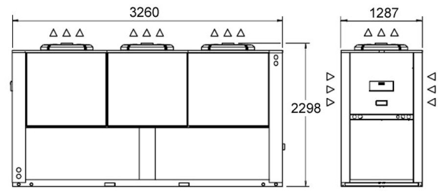 ICE 230 A, chladiaci výkon 228 kW – pohľad 2